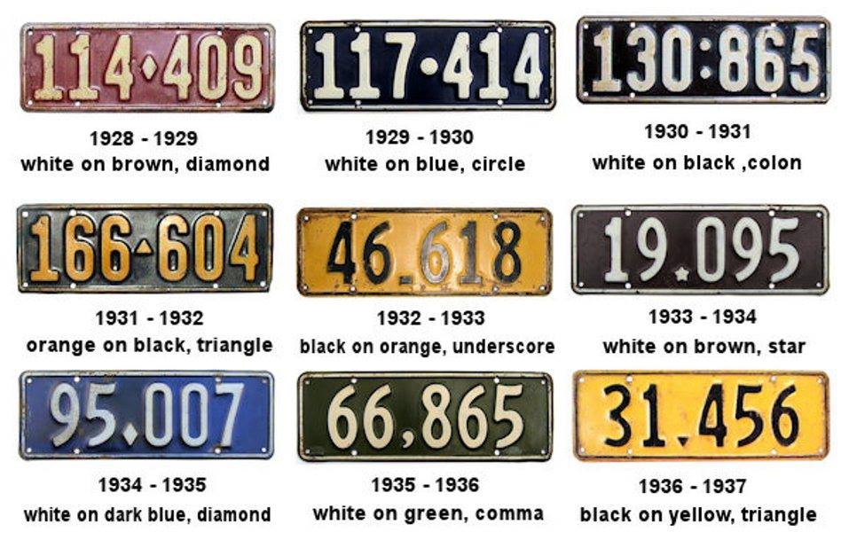 Name:  NZ Number plates #2, 1928 - 1937.jpg
Views: 2949
Size:  97.9 KB
