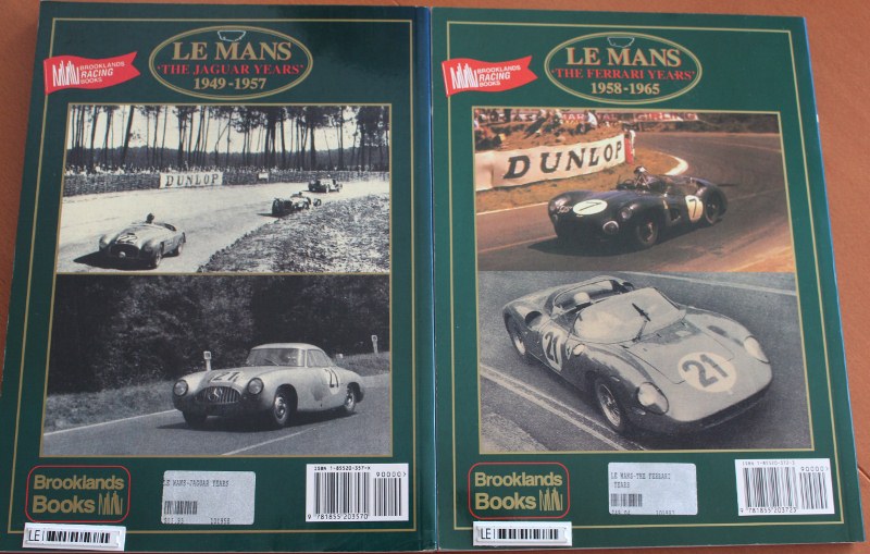 Name:  Motoring Books #176 Brooklands Le Mans 49-57, 58-65 back 2019_03_29_0711 (3) (800x509).jpg
Views: 373
Size:  146.5 KB