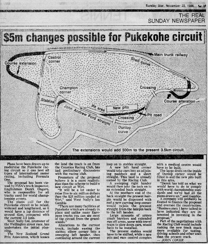 Name:  Motor Racing Pukekohe #43 1986 Plans for revised Track Sunday Star 23 Nov 86 TRS Milan Fistonic .jpg
Views: 1045
Size:  157.7 KB