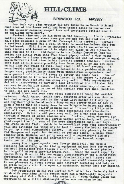 Name:  NSCC 1965 #15 Birdwood Road (Massey) hillclimb 14 Mar 1965 report P1 Club Torque Graham Woods  (.jpg
Views: 619
Size:  173.0 KB