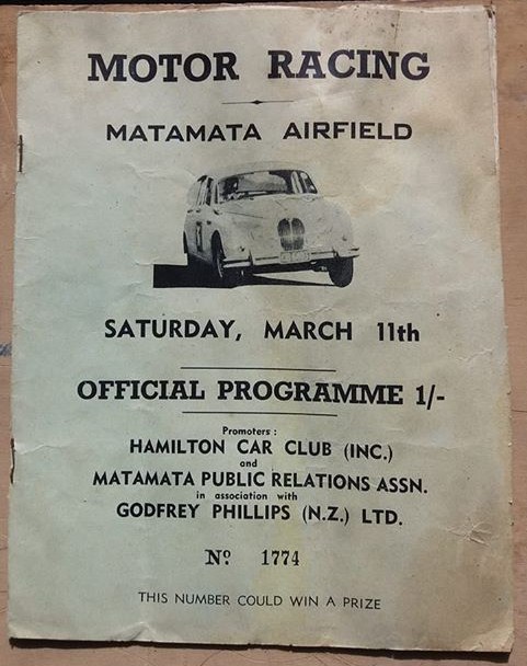 Name:  Motor Racing Matamata #081 Airfield Races Waharoa 11 Mar 1967 Programme Cover Patrick O'Hanlon ..jpg
Views: 706
Size:  99.0 KB