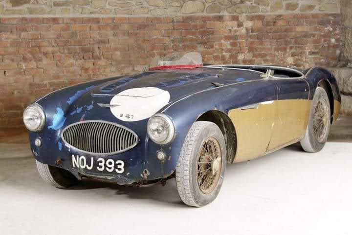 Name:  AH 100S #341 NOJ393 The works car Le Mans 1955 before recent restoration fr 3-4 Lhs .jpg
Views: 483
Size:  47.1 KB