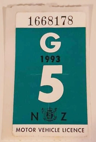 Name:  NZ Number Plates #793 1993 NZ Registration Sticker 1668178 Green front (3).jpg
Views: 809
Size:  58.9 KB