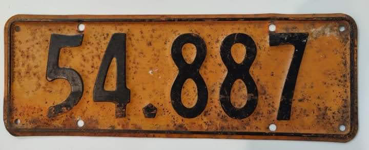 Name:  NZ Number Plates #027 54.887 pentagon symbol 1939 - 1940 issue Fb Lew Redwood.jpg
Views: 719
Size:  34.2 KB