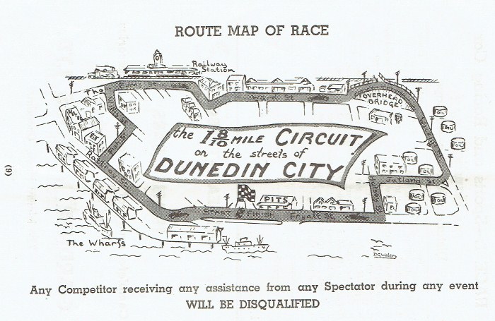 Name:  Dunedin 1954 #002 1954 Street Circuit map  Programme Page 9 arch Bruce Dyer CCI22122015 (700x455.jpg
Views: 847
Size:  119.7 KB