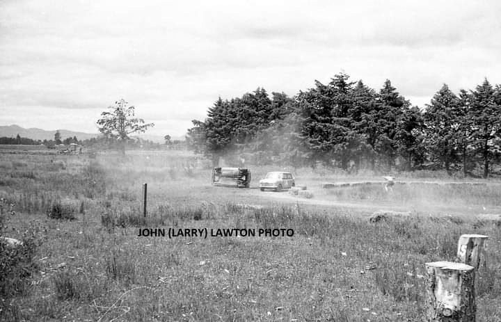 Name:  Motor Racing Kerepehi #017 TVCC 1967 Feb Mini rolling over #3 on its side John Larry Lawton .jpg
Views: 558
Size:  90.6 KB