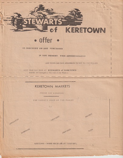 Name:  Motor Racing Kerepehi #108 1966 12 Feb 1st Meeting Programme Advert Stewarts of Keretown TVCC Jo.jpg
Views: 329
Size:  80.1 KB