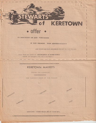 Name:  Motor Racing Kerepehi #108 1966 12 Feb 1st Meeting Programme Advert Stewarts of Keretown TVCC Jo.jpg
Views: 536
Size:  80.1 KB