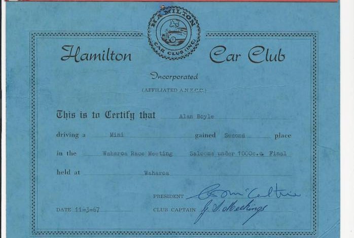 Name:  Hamilton CC 1967 #042 Matamata Airfield Races Waharoa 11 Mar 1967 Certificate 1967 2nd Final Sal.jpg
Views: 281
Size:  86.4 KB