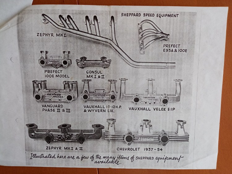 Name:  Mistral #126 Mistral - Sheppard Speed Equipment Manifolds - Ford Chev Vanguard Vauxhall Weltex b.jpg
Views: 663
Size:  142.3 KB