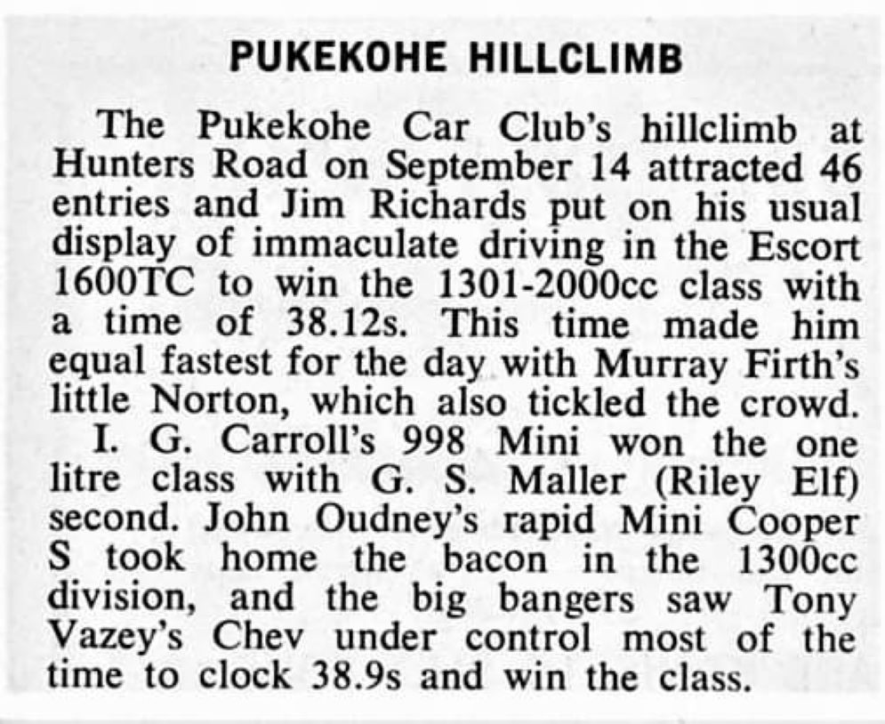Name:  PCC 1970 #073 B PCC Hill Climb Hunters Rd Patumahoe Report 153 kb M Fistonic.jpg
Views: 198
Size:  152.9 KB