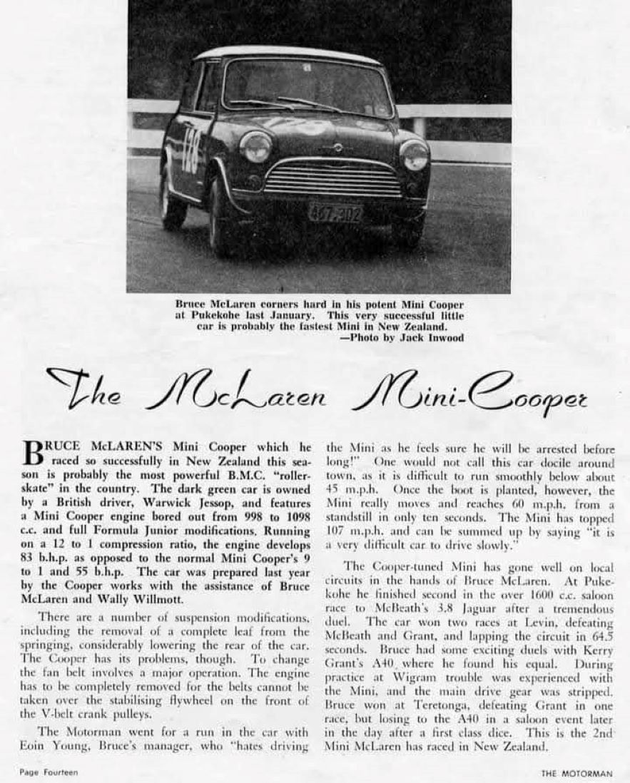 Name:  McLaren #161  Bruce McLaren Mini Cooper GP meeting 1963 article Motorman 178 kb arch Chris Burle.jpg
Views: 194
Size:  174.9 KB