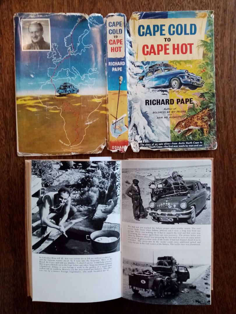 Name:  Motoring Books #230 Cape Cold to Cape Hot Richard Pape Cover and photos 180kb C Firth arch R Dow.jpg
Views: 60
Size:  180.0 KB