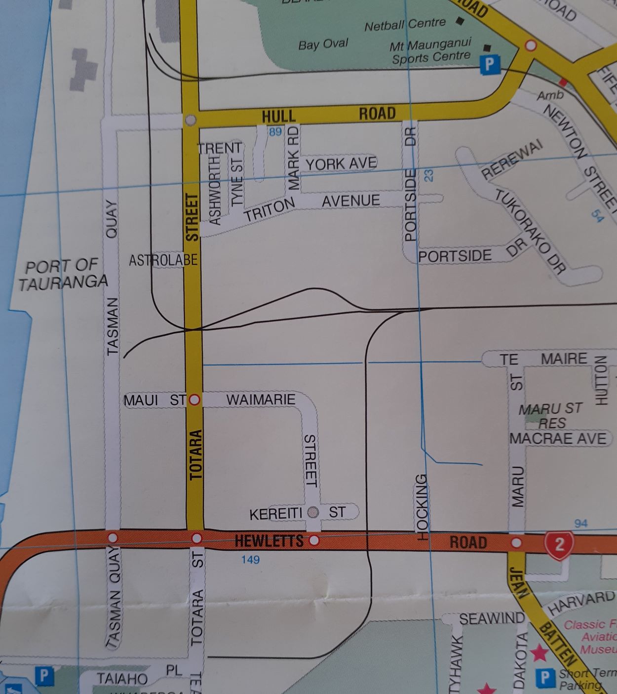 Name:  Mt Maunganui #007 1962 - 1963 Map of the area in 2020's Totara St Hull Road aligned North copy s.jpg
Views: 55
Size:  180.0 KB