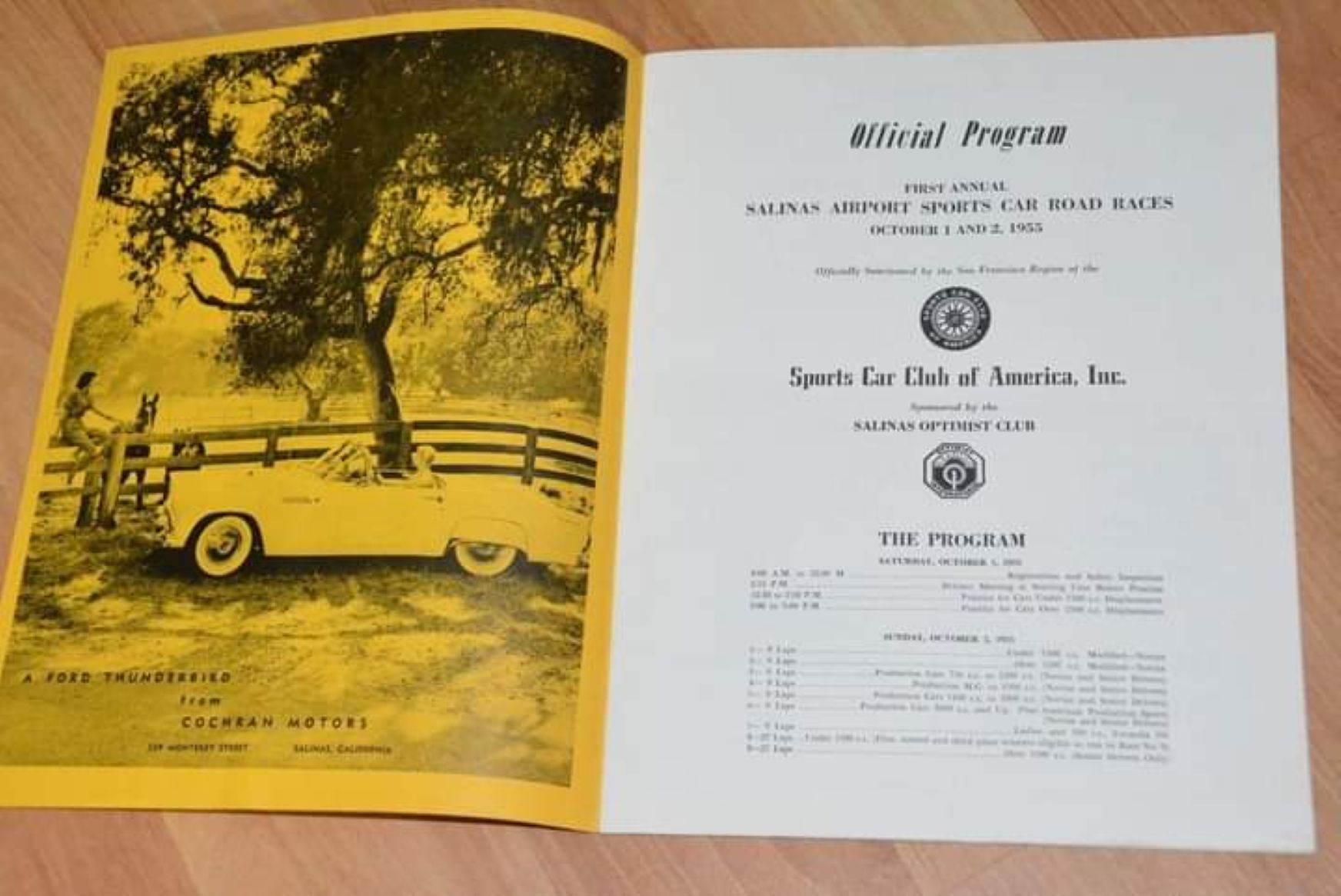 Name:  AH #361 Salinas Sports Car Races - Salinas Airport 1 -2 October 1955 Programme inside - front pa.jpg
Views: 4
Size:  178.8 KB