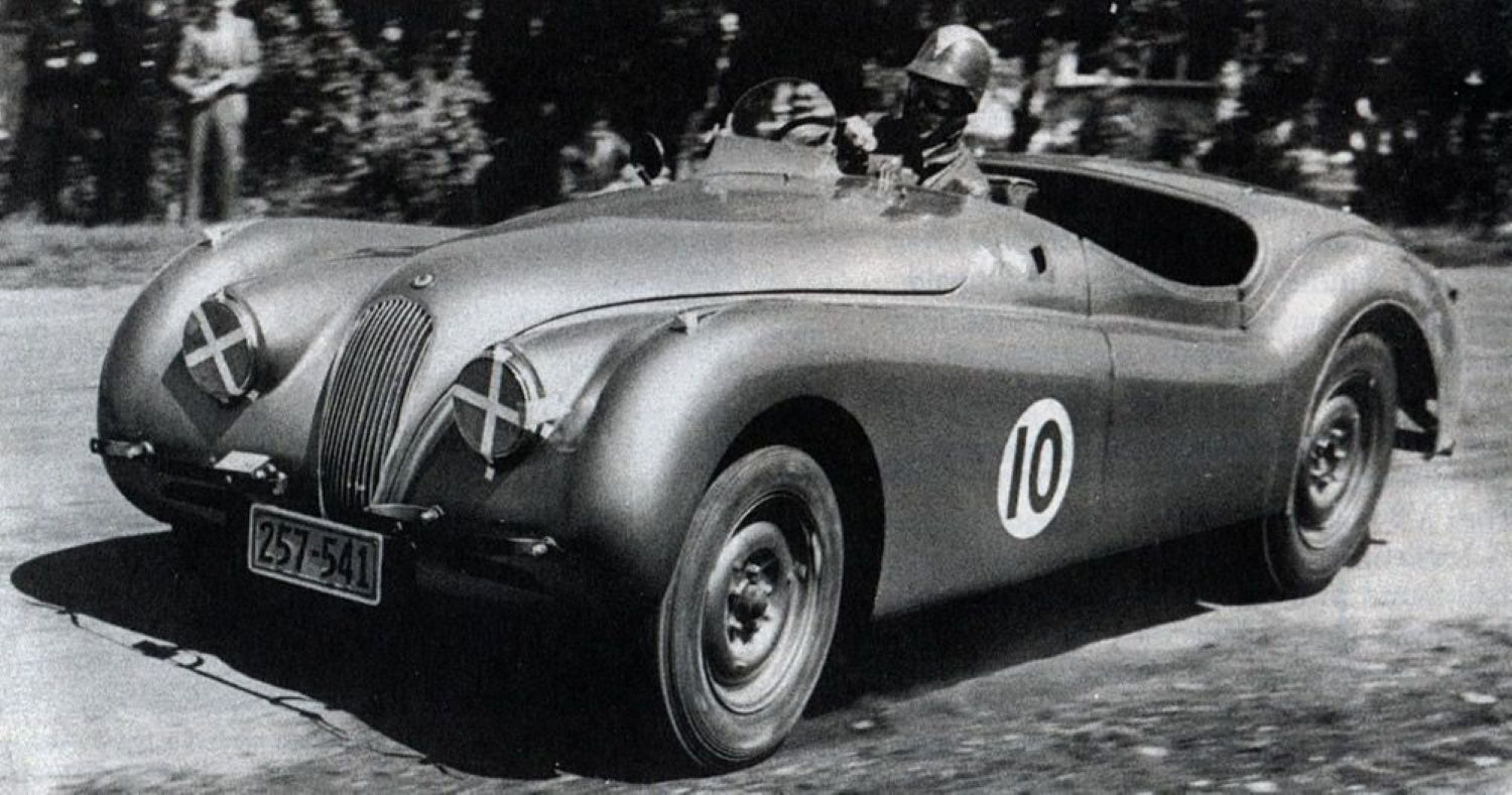 Name:  Jaguar #029 XK120 # 10 Ron Roycroft 100 Mile Centennial N. Z. Champ Road Race 1951 Mairehau note.jpg
Views: 179
Size:  179.8 KB